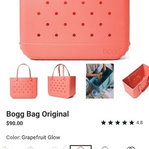 BOGG BAG Vibrant Grapefruit Glow The Pic Looks Orange